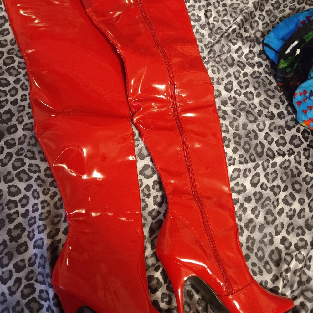 Thigh highs highheals size 8 in wemon